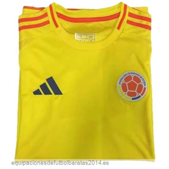 Nuevo Tailandia 1ª Camiseta Colombia 2024 Amarillo Baratas